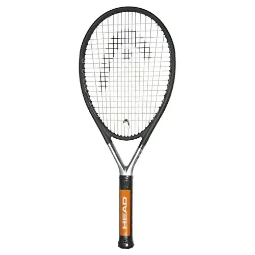 Head Ti S6 Tennis Racket Pre-Strung Head Heavy Balance 27.75 Inch Racquet - 4 1/2 in Grip - HEAD