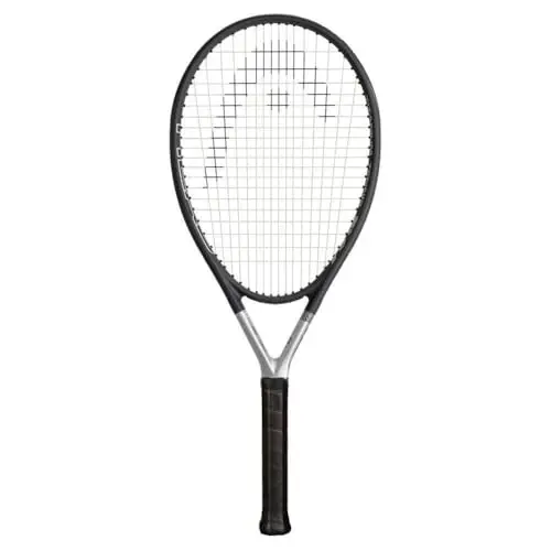 HEAD Ti S6 Tennis Racket - Pre-Strung Head Heavy Balance 27.75 Inch Adult Racquet - 4 1/4 In Grip - HEAD