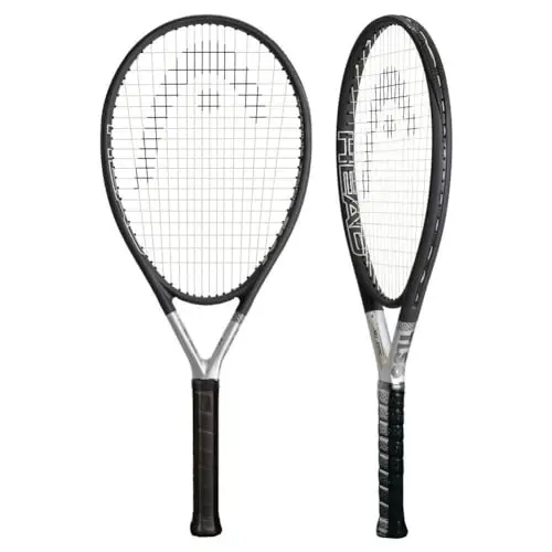 HEAD Ti S6 Tennis Racket - Pre-Strung Head Heavy Balance 27.75 Inch Adult Racquet - 4 3/8 In Grip - HEAD