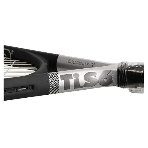 HEAD Ti S6 Tennis Raketi - Oldindan Tortilgan Boshi Og'ir Balans 27.75 Dyuymli Kattalar Raketi - 4 3/8 Dyuymli Tutqich - 1
