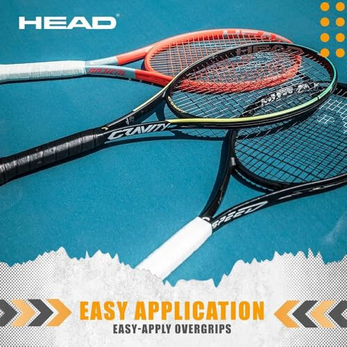 Head Xtreme Soft Raket Overgrip Tenis Raketi Kavrama Bandı 3'lü Paket Siyah, Beyaz, Paket ABD - 3