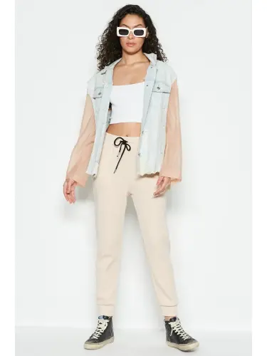 Headline Tracksuit Bottoms 803 Cream-Ecru - 1