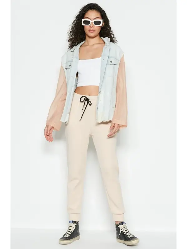 Headline Tracksuit Bottoms 803 Cream-Ecru - 1