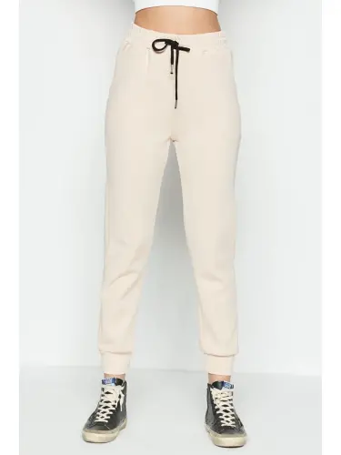 Headline Tracksuit Bottoms 803 Cream-Ecru - 4