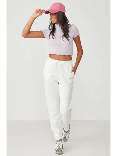 Headline Tracksuit Bottoms 803 Ecru-Ecru - 3