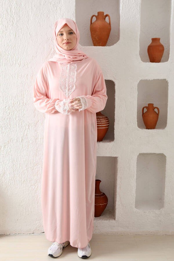 Headscarf Covered Women's Prayer Dress - 2