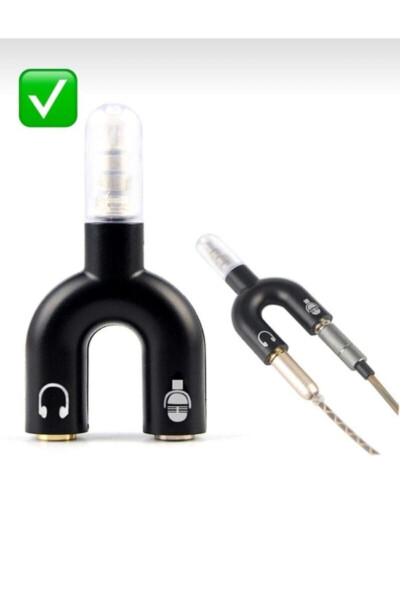 Headset Microphone Splitter Multiplexer 3.5mm Splitter Switch Stereo Converter - MASTERTECH