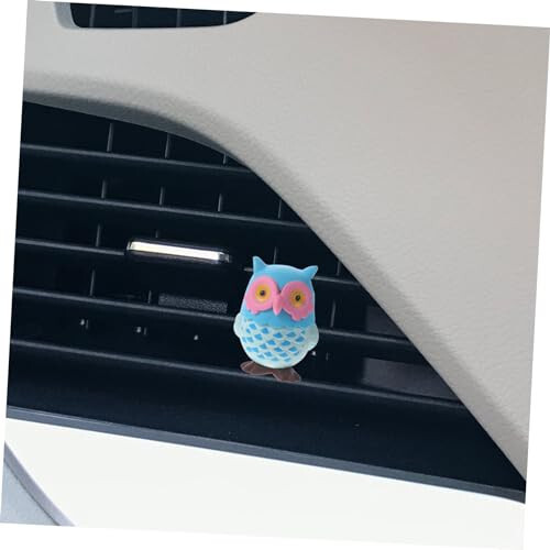 HEALLILY 1 Set Car Perfume Automatic Air Freshener Car Vent Air Freshener Owl Car Diffuser Essential Oils Diffuser Car Air Diffusers Clip Vehicle Decor Pvc Aromatherapy Machine Air Outlet - 2