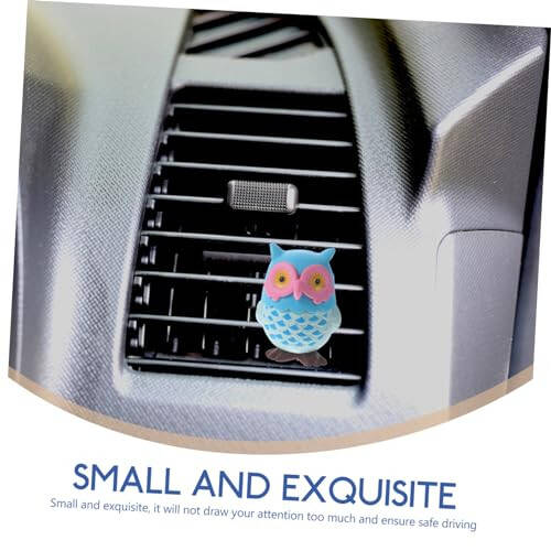 HEALLILY 1 Set Car Perfume Automatic Air Freshener Car Vent Air Freshener Owl Car Diffuser Essential Oils Diffuser Car Air Diffusers Clip Vehicle Decor Pvc Aromatherapy Machine Air Outlet - 7