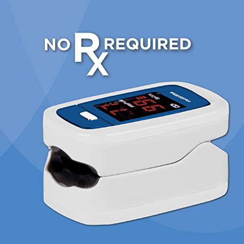 HealthWise Pulse Oximeter | Blood Oxygen Saturation | Complete System Monitor Lanyard and Batteries | Portable Spot-Check Monitoring | Blood Oxygen Saturation (SPO2) and Pulse Rate (BPM) - 14