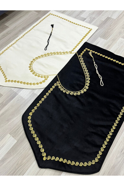 Heart Shaped Prayer Rug Couple Prayer Rug Tasbih Bridegroom Gift Trousseau - 6