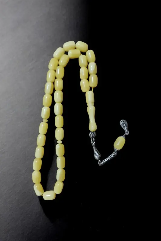 Heated Amber Scented Tasbih Prayer Beads Amber Resin Stone - 2