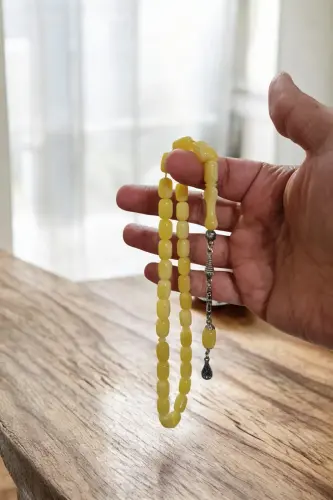 Heated Amber Scented Tasbih Prayer Beads Amber Resin Stone - 4