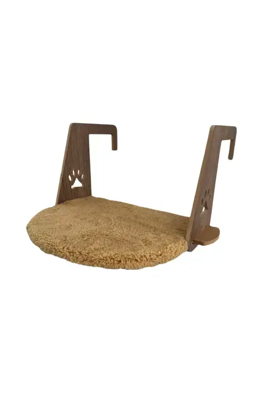 Heater Radiator Bed Cat Plush Heater Bed (Easy Assembly Snap-On System)-LIGHT BROWN - 1