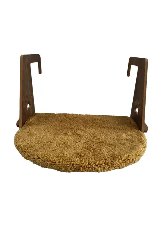 Heater Radiator Bed Cat Plush Heater Bed (Easy Assembly Snap-On System)-LIGHT BROWN - 2