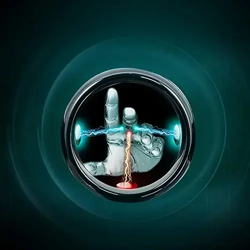 hecere Waterproof Tungsten Steel NFC Forum Type 2 215 496 Bytes Chip Universal for Mobile Phone All-Round Sensing Technology Wearable Smart Ring（Black Gold Tungsten NFC ring-22mm） - 7