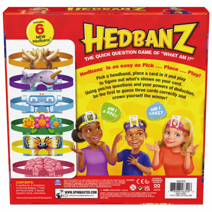 Hedbanz 2nd Edition Picture Guessing Board Game with 25 Bonus Cards Walmart Exclusive - 3