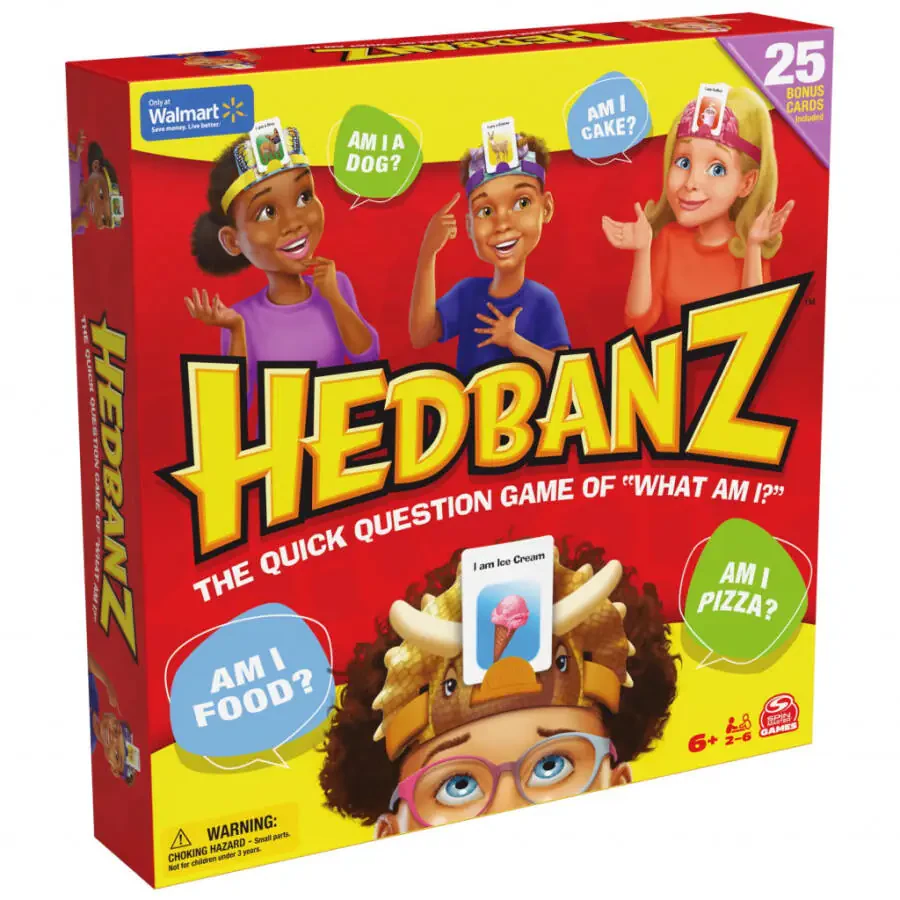 Hedbanz 2nd Edition Picture Guessing Board Game with 25 Bonus Cards Walmart Exclusive - 5