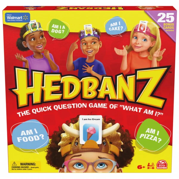 Hedbanz 2nd Edition Picture Guessing Board Game with 25 Bonus Cards Walmart Exclusive - SPIN MASTER GAMES