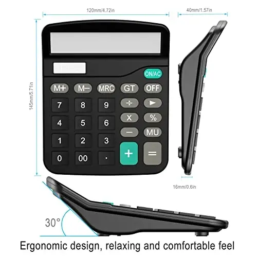 Helect Calculator, Standard Function Calculator (Black) - HELECT (1)