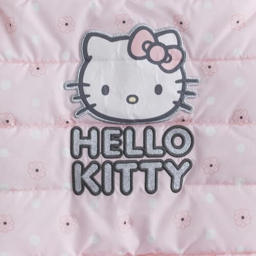 Hello Kitty Sanrio Girls Hooded Puffer Jacket with Ears for Toddler and Big Kids - 6