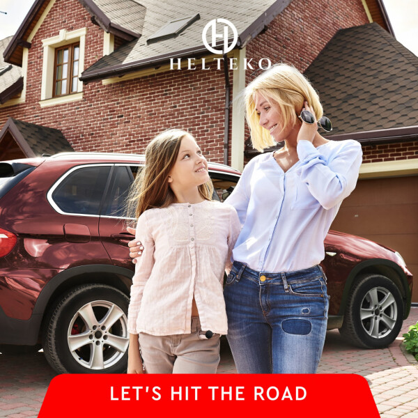 Helteko Backseat Car Organizer with 9 Storage Pockets, Polyester, 25 in x 19 in, 2 Pack, Ocean Blue - 4