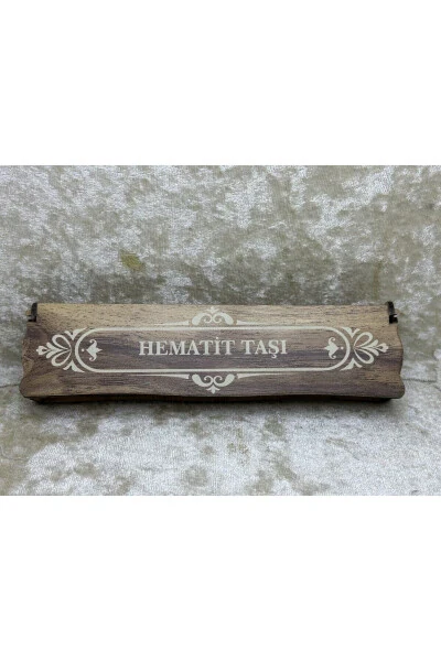 Hematit Stone 33 Grain Barley Cut Natural Stone Men's Tasbih - Modazone (1)