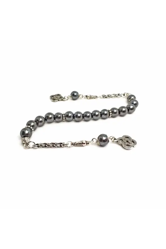 Hematite Natural Stone Zaza Model Rosary Natural Stone Rosary-Hematite - 1