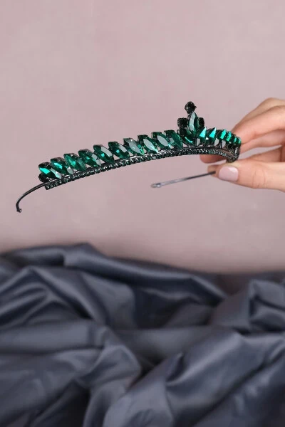 Henna Crown with Thin Beading Bridal Henna Crown - GENEL MARKALAR (1)