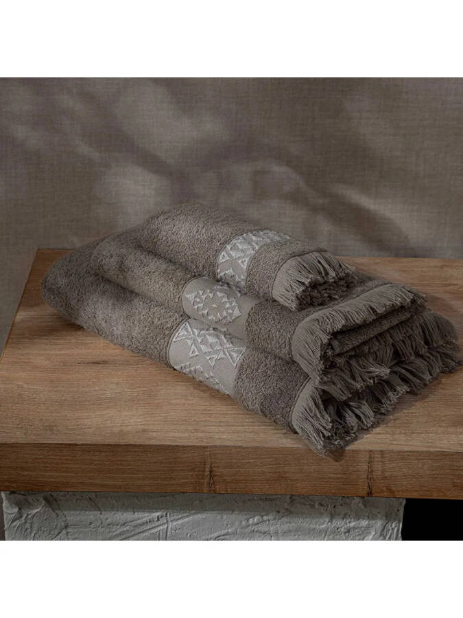 Hereke 3-Piece Towel Set 100% Cotton - 3