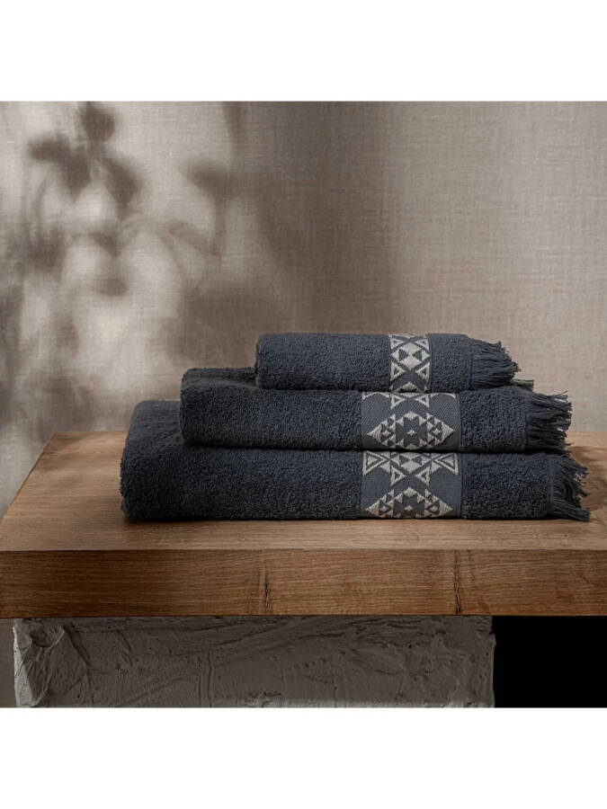 Hereke 3-Piece Towel Set 100% Cotton - 2