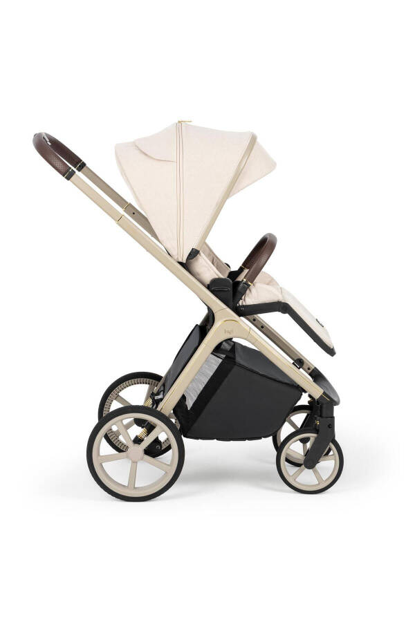 Heritage Grey Cosmo Travel System Stroller Beige - 13
