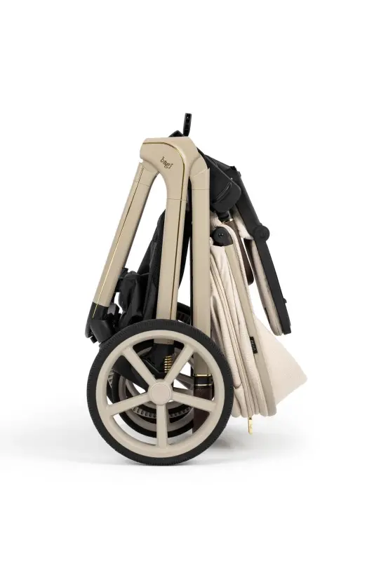 Heritage Grey Cosmo Travel System Stroller Beige - 8