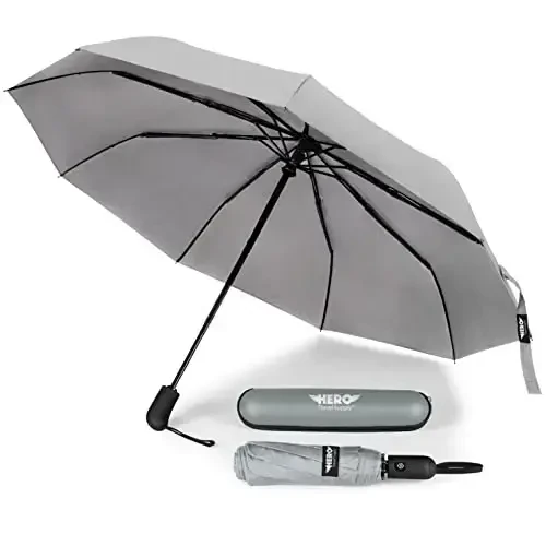 HERO Travel Umbrella – Windproof, Compact and Portable 