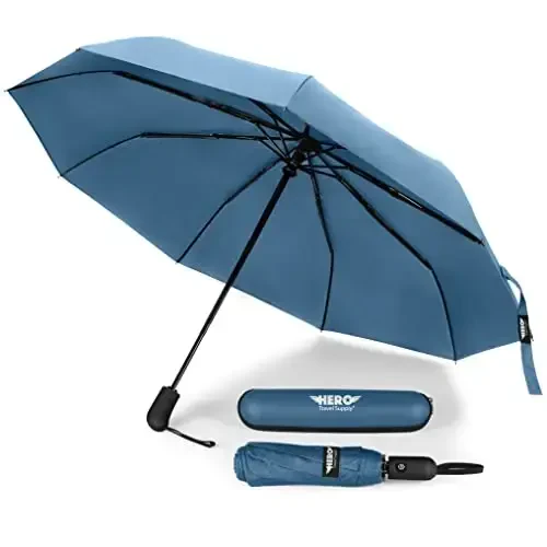 HERO Travel Umbrella – Windproof, Compact and Portable 
