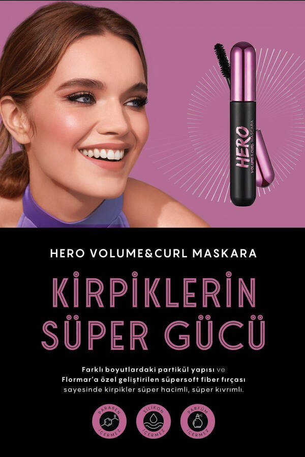 Hero Volume & Curl Mascara - 000 - 8682536022804 - 21