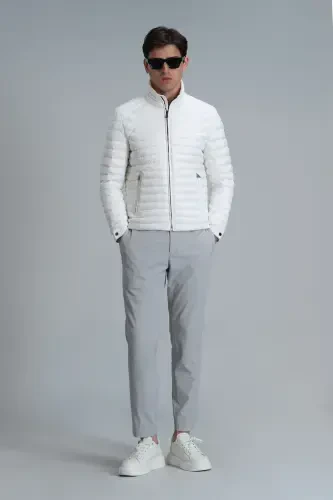 Hery Smart Erkaklar uchun Chino Shimini Slim Fit Kulrang - 4