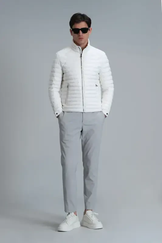 Hery Smart Erkaklar uchun Chino Shimini Slim Fit Kulrang - 4