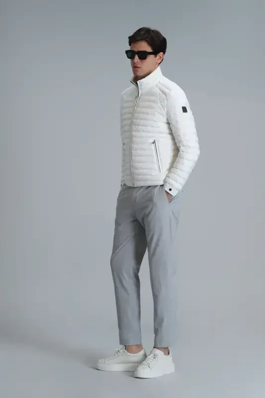 Hery Smart Erkaklar uchun Chino Shimini Slim Fit Kulrang - 5