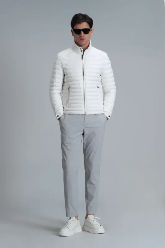 Hery Smart Erkaklar uchun Chino Shimini Slim Fit Kulrang - 4