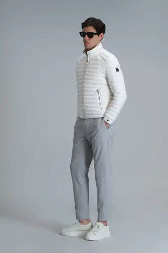 Hery Smart Erkaklar uchun Chino Shimini Slim Fit Kulrang - 5
