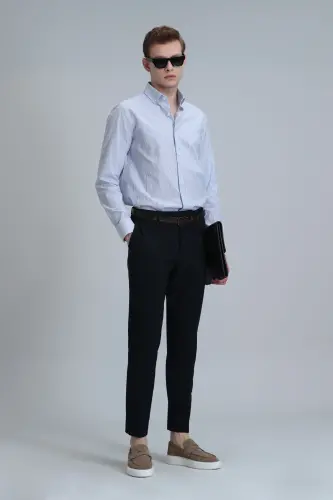 Hery Smart Erkaklar uchun Chino Shimlari Slim Fit Ko'k 