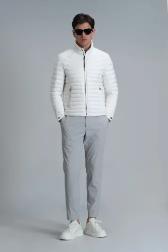 Hery Smart Erkek Chino Pantolon Slim Fit Gri-Gri - 4