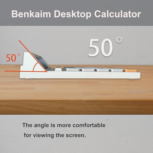 Desk Calculators, Benkaim Desktop Calculator, Big Button Calculator with12 Digit Large Display for Office, Home & Business Use - 3