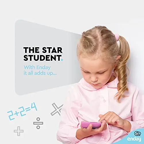 Calculator Pink, Basic Small Solar and Battery Operated, Large Display Four Function, Auto Powered Handheld Calculator School and Kids Available in Green, Red, Purple, Grey, Blue, 1 PK – by Enday - 6