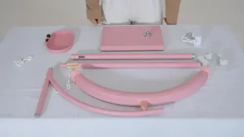 Heshenyqi Lash Light Kirpik uzaytirish uchun Lash Lamp Sozlanishi mumkin bo'lgan LED Zamin Kirpik lampasi Yarim Oy Nur Tatuirovka Soyasiz Yoritish Go'zallik Skincare Tirnoq Texnik Tatuirovka Rassomlari uchun WR White - 7