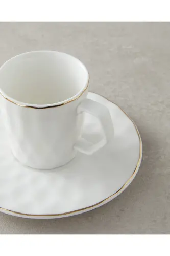 Hestia Coffee Cup Set 80 ml White (29.03.2025)-White - 4