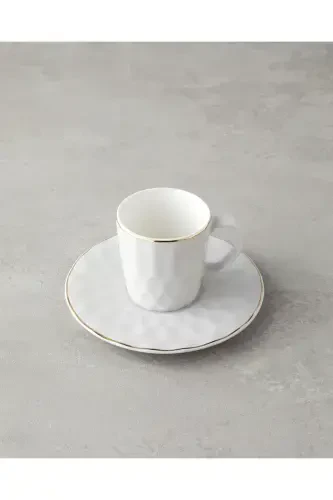 Hestia Qahva Fincan Takımı 80 ml Kulrang (29.03.2025)-Kulrang - 3