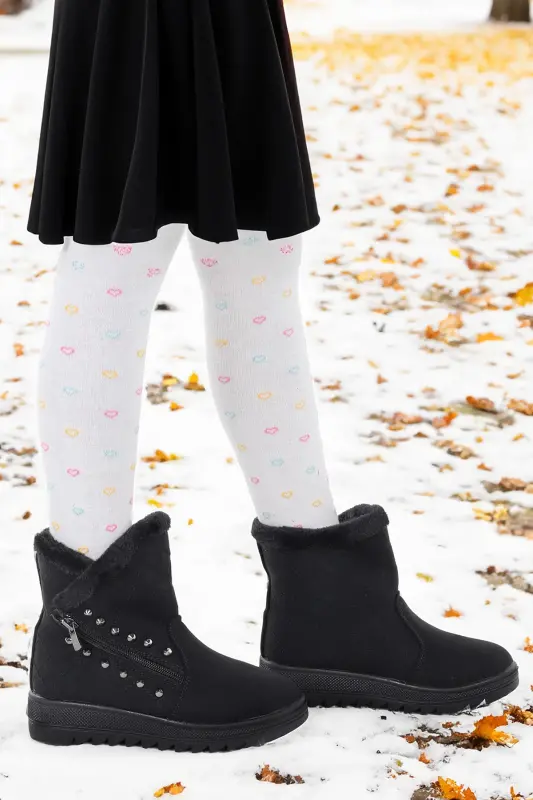 Hezan zipper girl's boots - 3