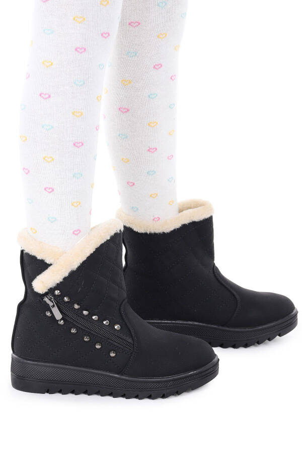 Hezan Zippered Girls Boots - 2